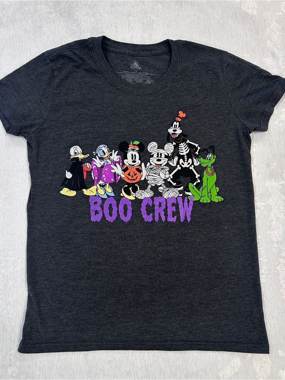 Disney Boo Crew Halloween Graphic Tee Women's S